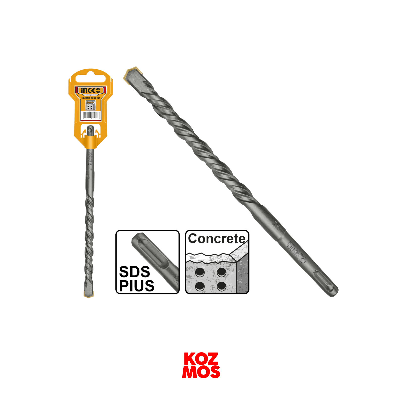 İngco dbh1210601 6x110mm sds beton delme ucu