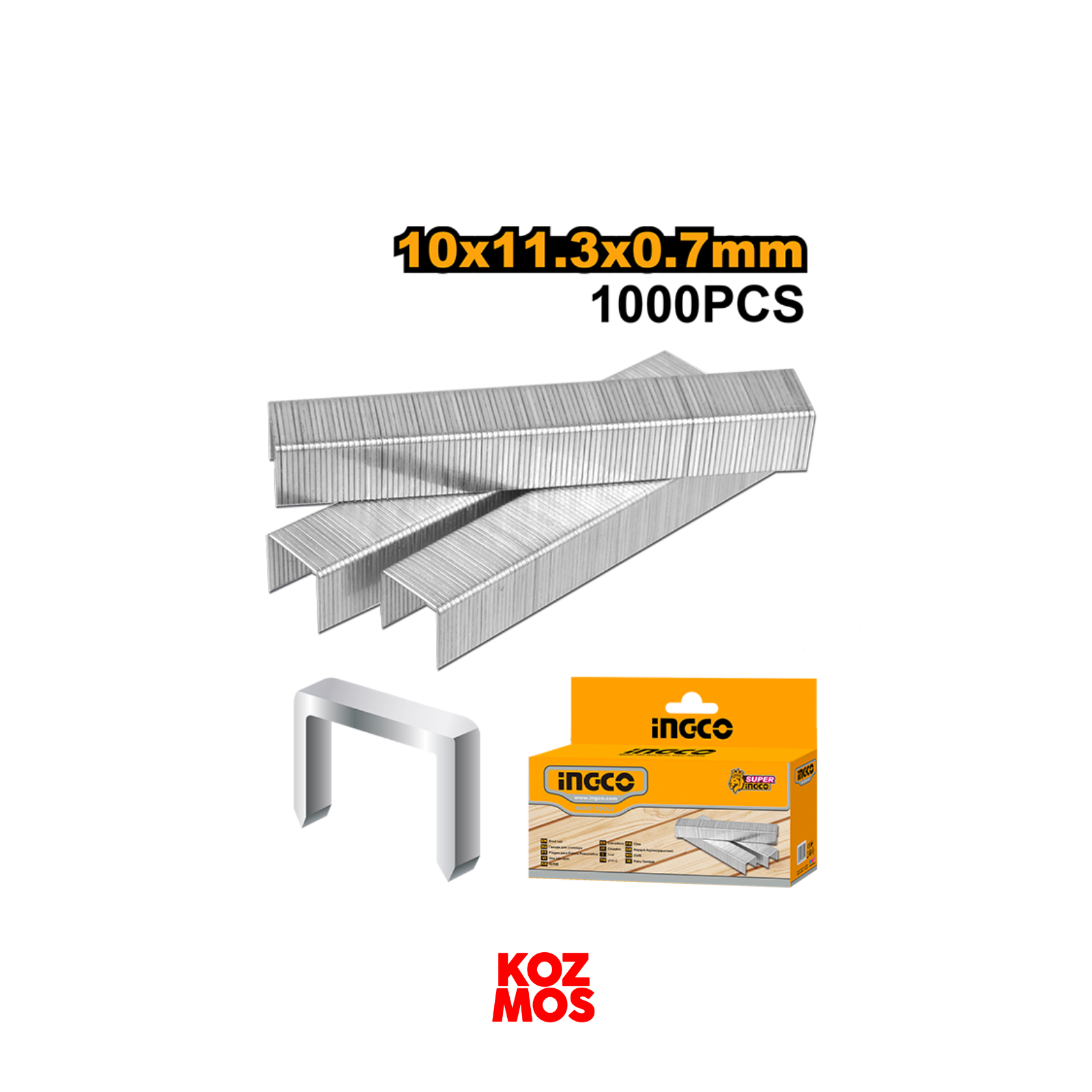 İngco sts0110 10x11.3x0.7mm 1000 adet zımba