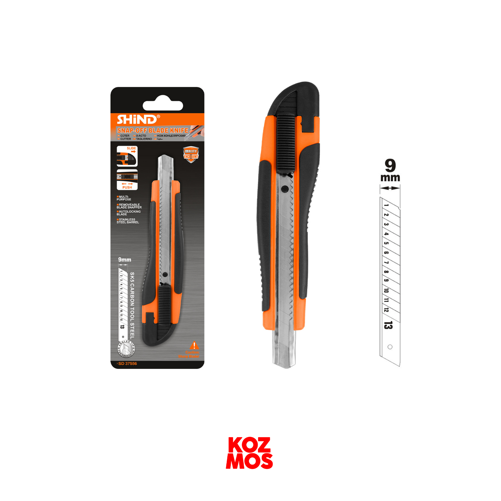 Maket bıçağı 9mm shind sd34753