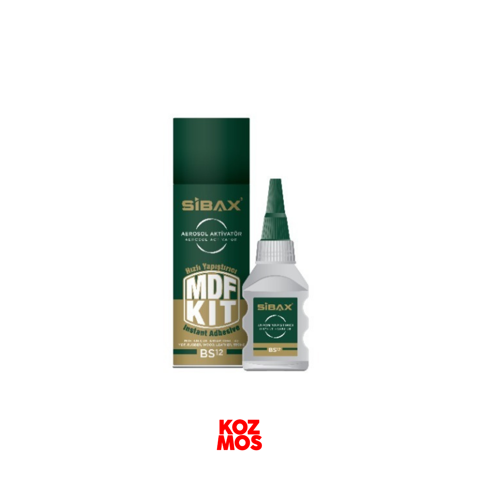 Sibax bs12 200ml mdf hızlı yapıştırıcı