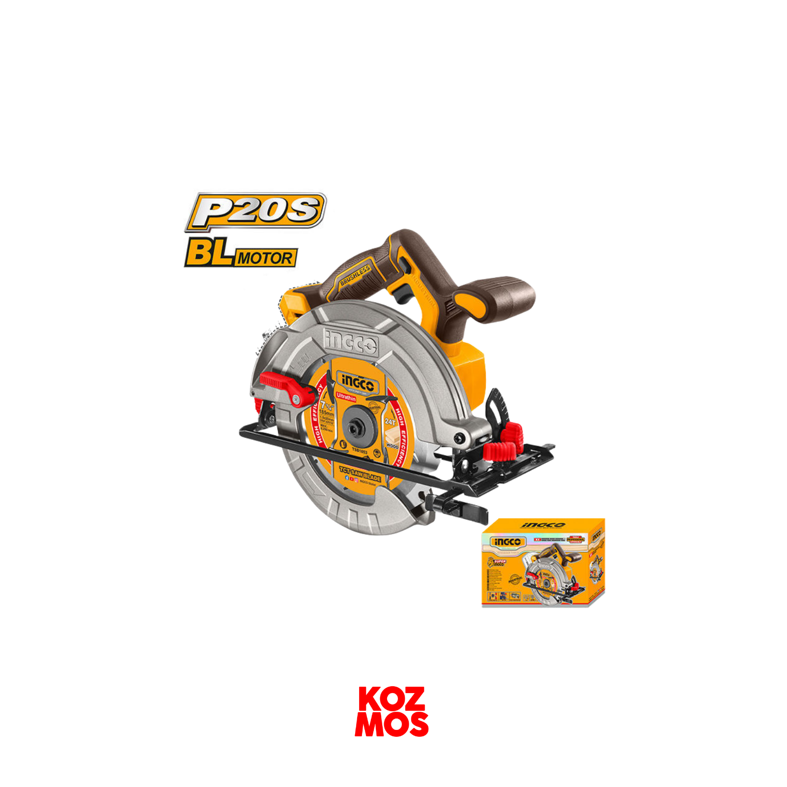 İngco csli1851 20v 165mm daire testere - pilsiz