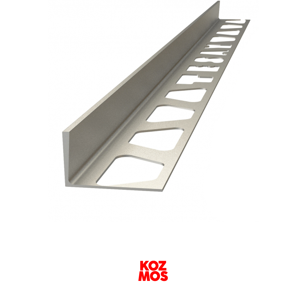 12 mm alüminyum fayans bitim profili mat