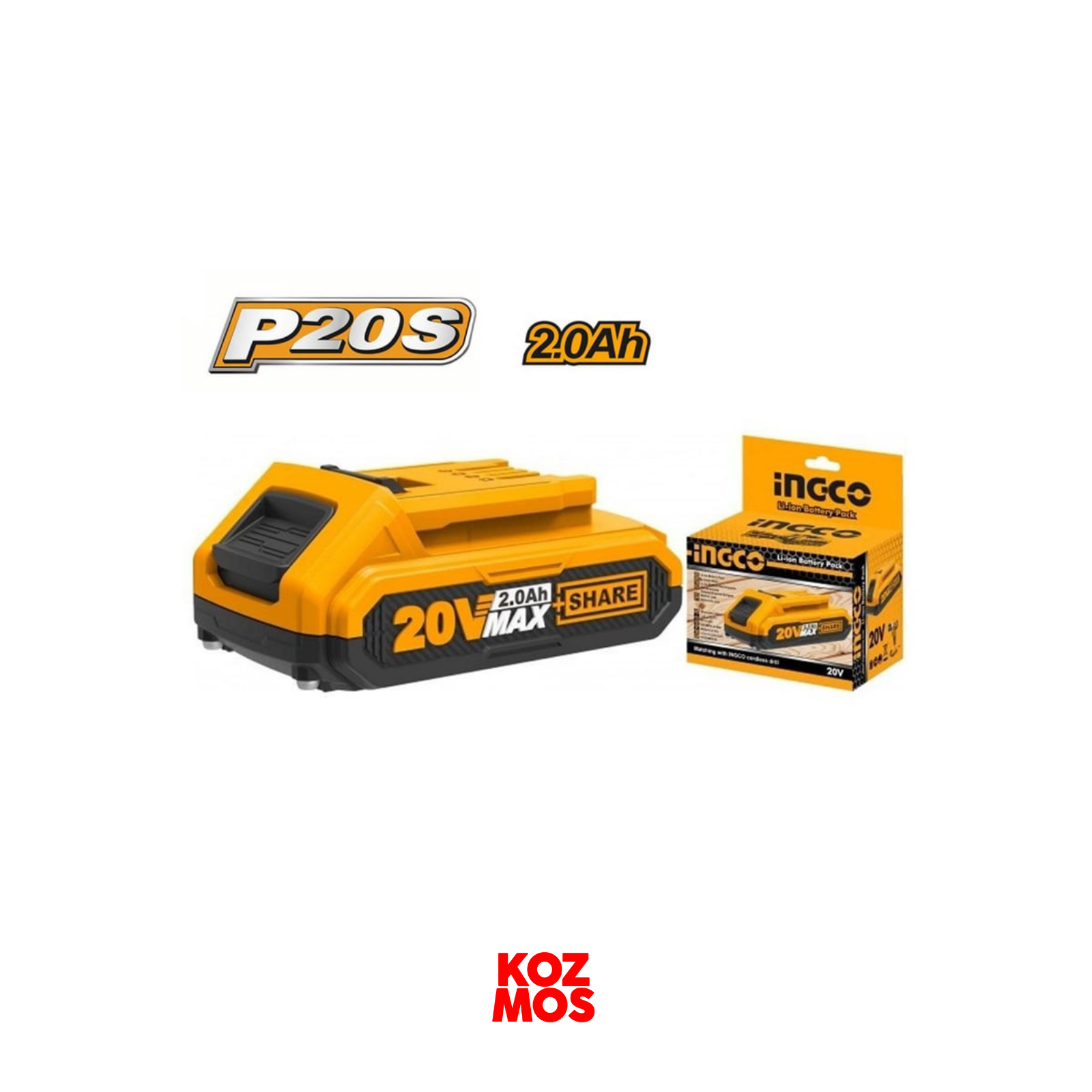 İngco fbli2001 20v 2ah yedek batarya