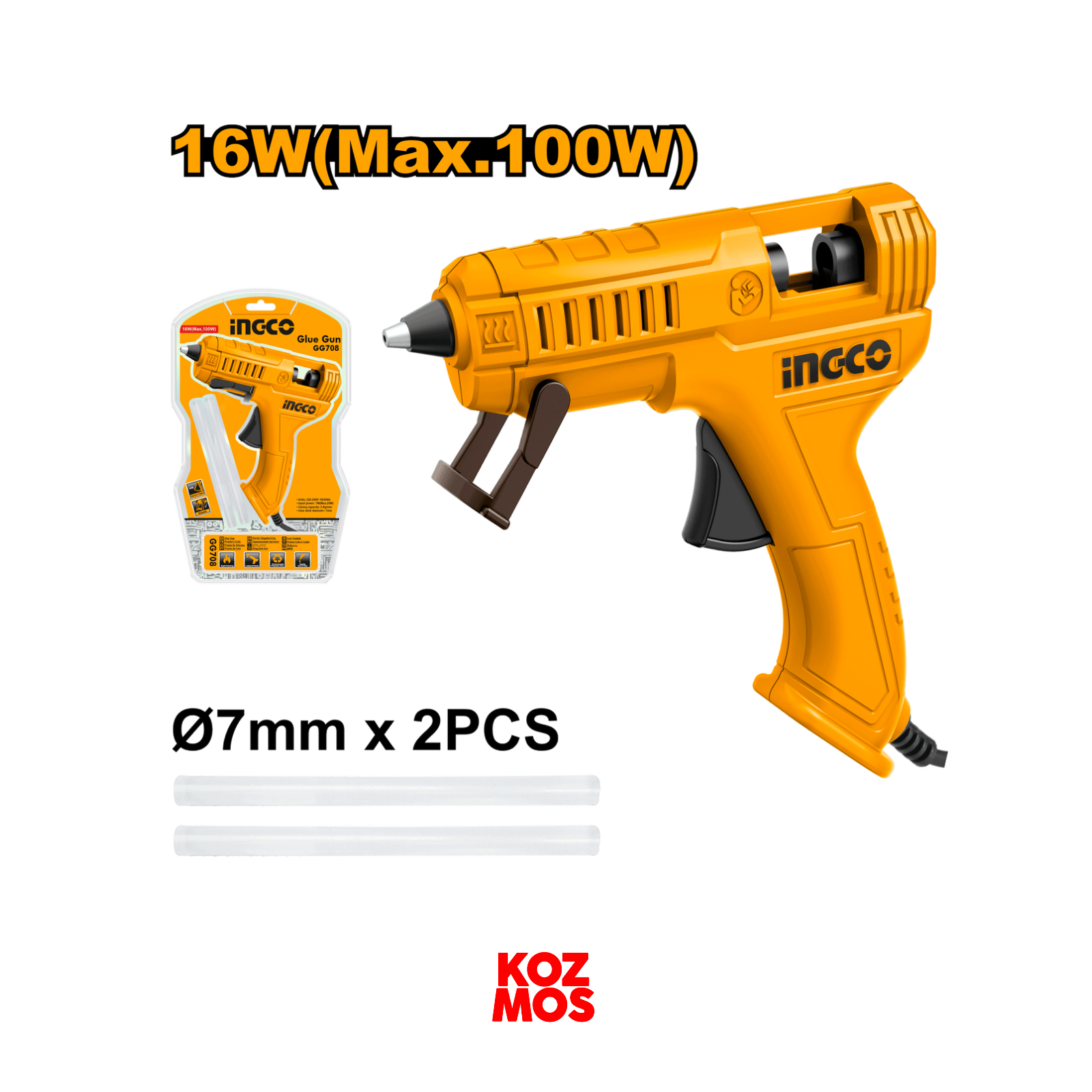 İngco gg708 100w sıcak slikon tabancası