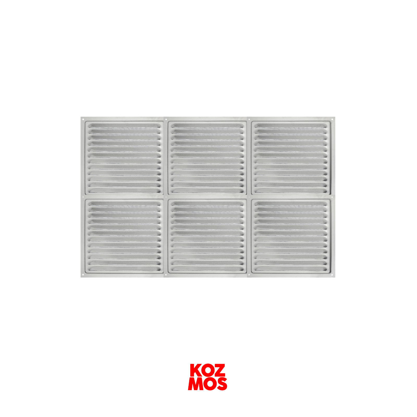 Alüminyum havalandırma 6'lı 210x300 mm