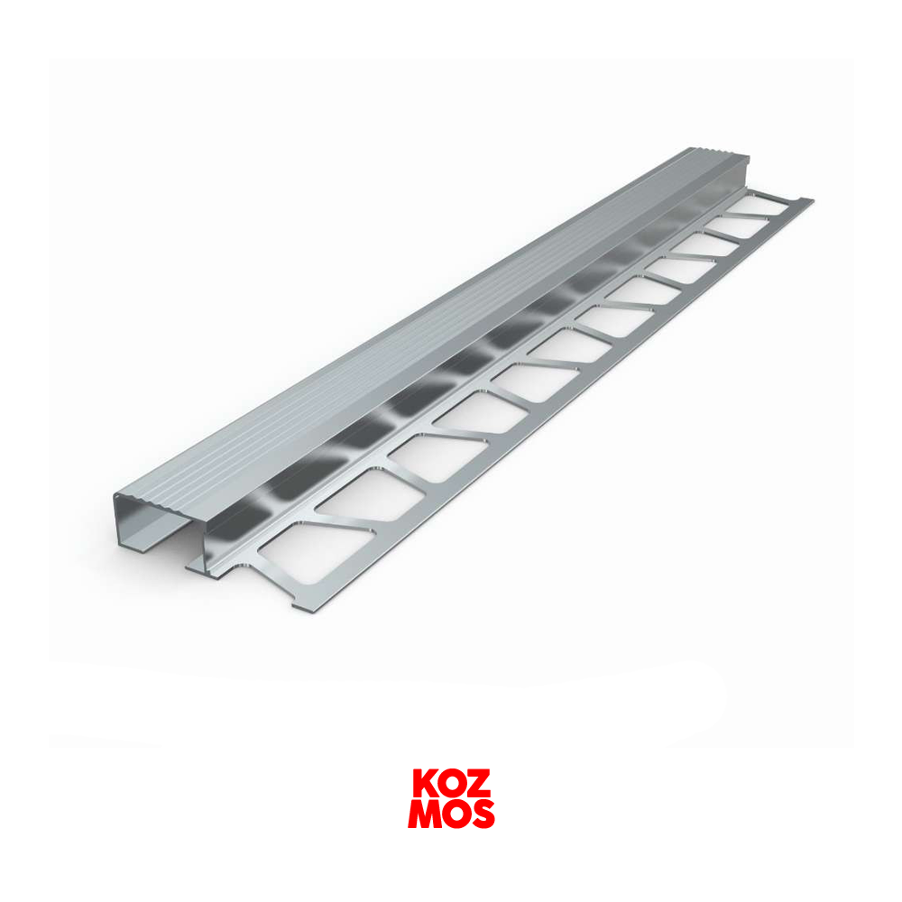 Alüminyum merdiven basamak profili 12 mm