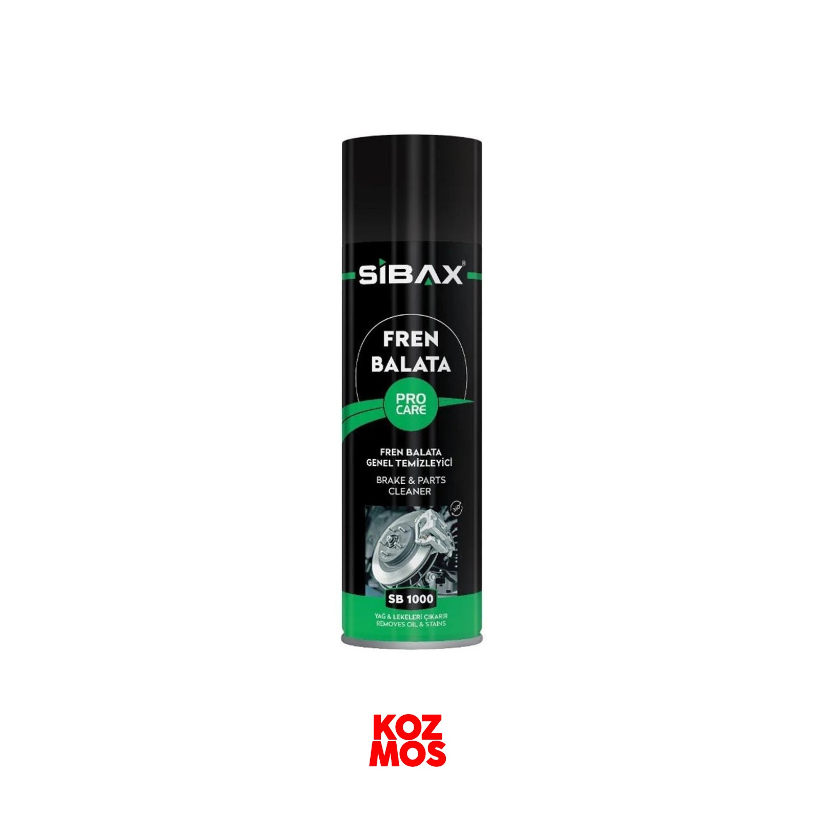 Sibax sb 100d fren balata genel temizleyici 500ml