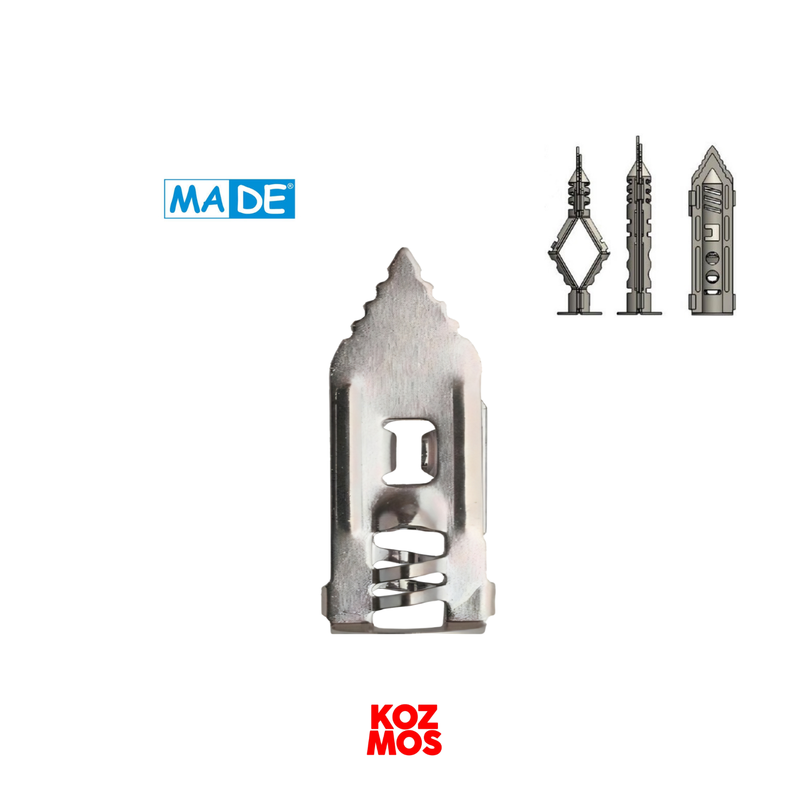 Çelik alçıpan dübeli 100 adet - 11mm×40mm - made