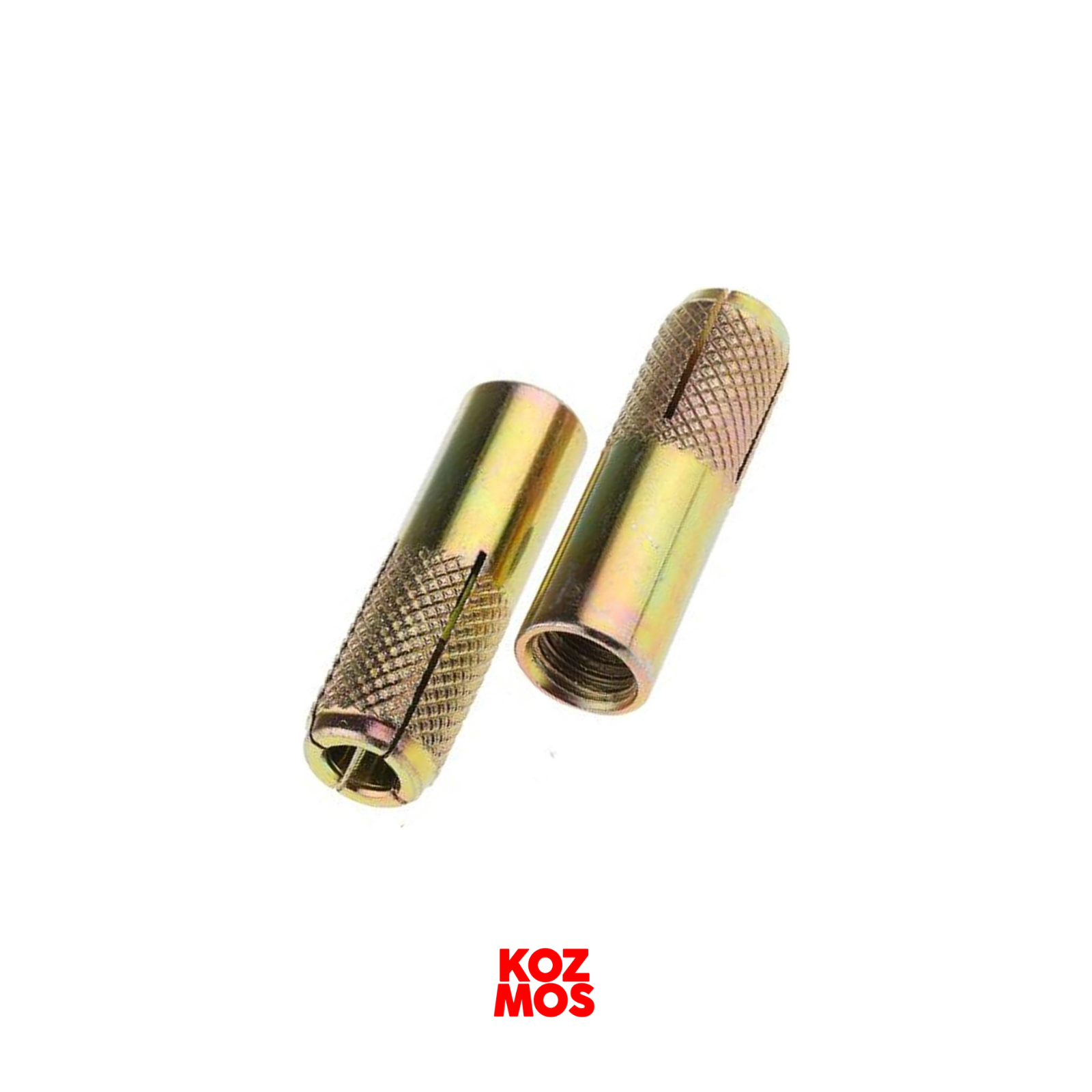 Çakmalı çelik dübel 8mm